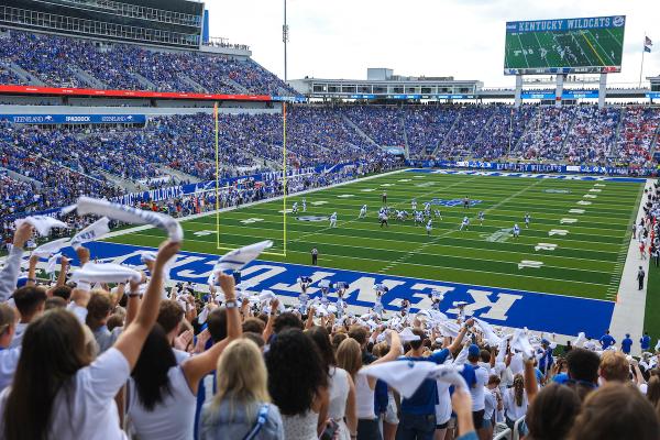 Fans at a UK Football Game