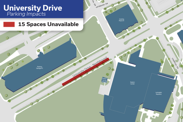 University Drive Map of Work Location