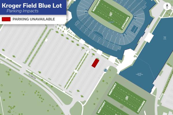 Kroger Field Blue Lot Parking Impact
