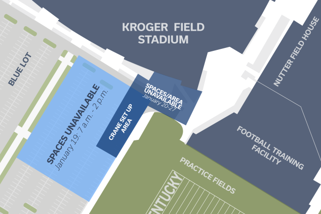 Kroger Field Blue Lot 