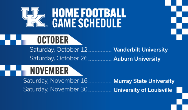 Game day schedule Oct 2024