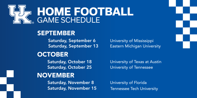 Home Football Schedule