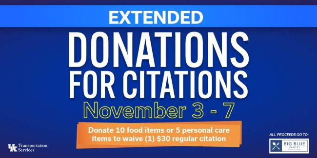 Donations for Citations