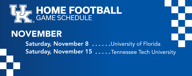 Home football game schedule