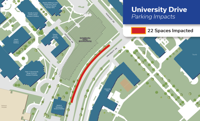 University Drive Work Area