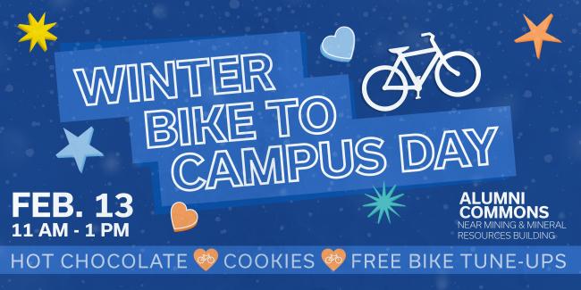 Winter Bike to Campus Day