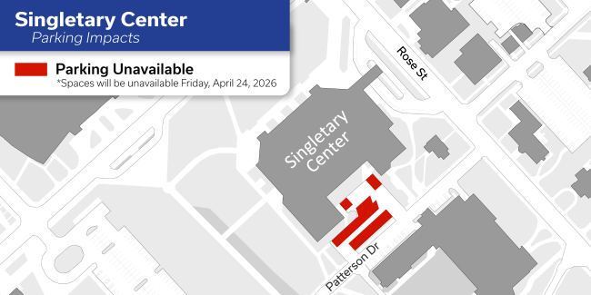 Singletary Center for the Arts Lot