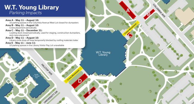 W.T. Young Library Area