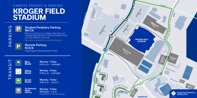 Parking Areas at Kroger Field