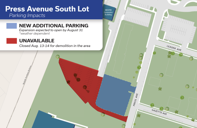 Press Avenue South Lot