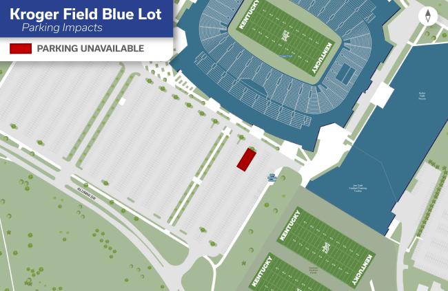 Kroger Field Blue Lot Parking Impact