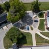 aerial photo of Cooper House area
